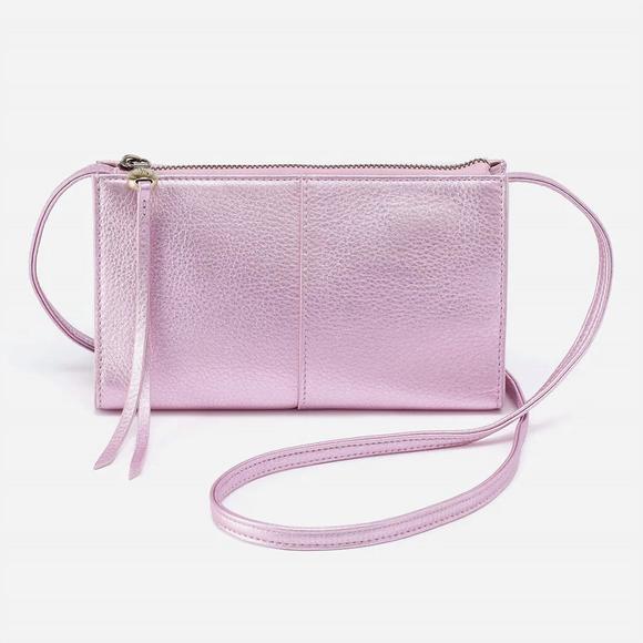 HOBO Bags New Hobo Womens Jewel Crossbody Bag In Metallic Pink
